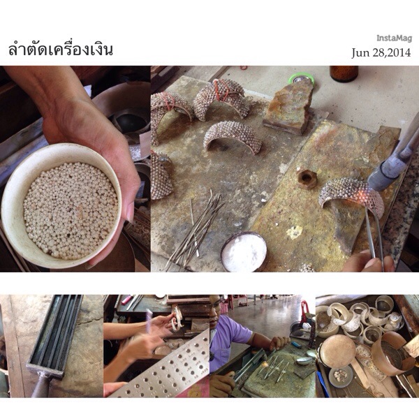 ขั้นตอนการทำเครื่องเงิน จากร้านลำตัดเครื่องเงิน