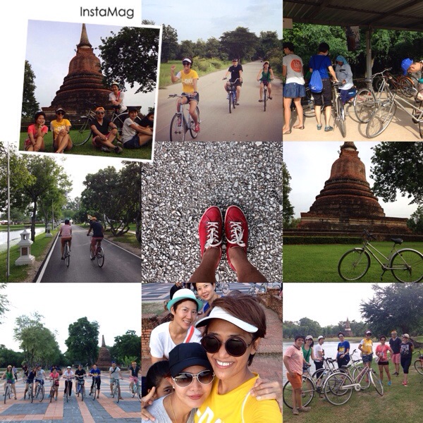 ปั่นจักรยานเที่ยวในอุทยานเมืองเก่าสุโขทัย