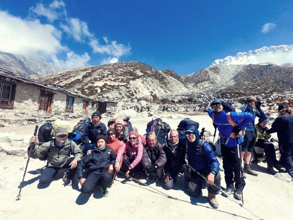 หลังจากขึ้นยอด Island peak